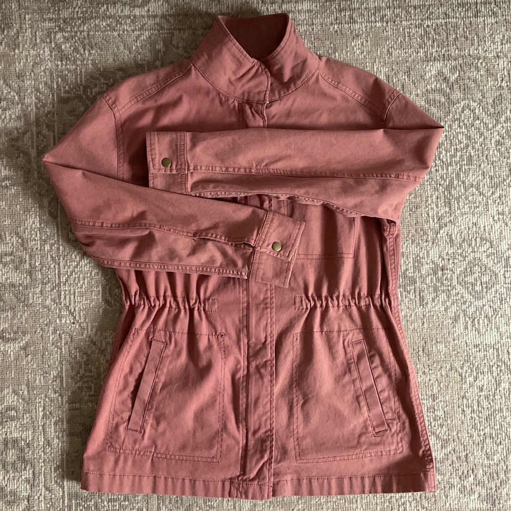 Pink Old Navy canvas jacket